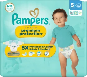 Pampers Premium Protection Gr.5 Einwegwindel, 11-16kg, 34 Stück