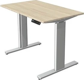 Kerkmann Move 3 elektrisch höhenverstellbarer Sitz-Steh-Schreibtisch 100x60cm Ahorn/silber