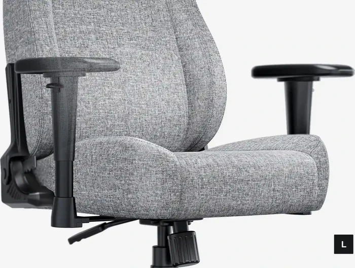 Anda Seat Novis Max Gamingstuhl, Size L, Stoff grau