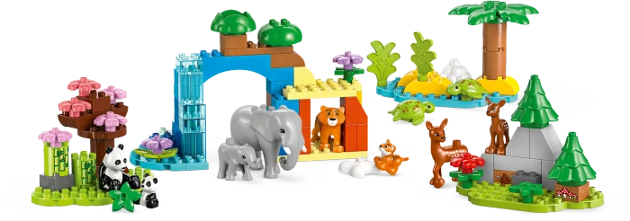 LEGO DUPLO - Wildtier-Familien 3-in-1-Set