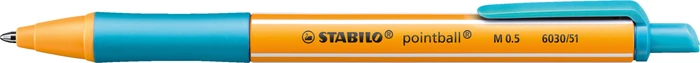 STABILO pointball Kugelschreiber orange/türkis