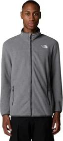 The North Face 100 Glacier Fleece Full Zip Funktionsjacke tnf medium grey heather/npf (Herren)