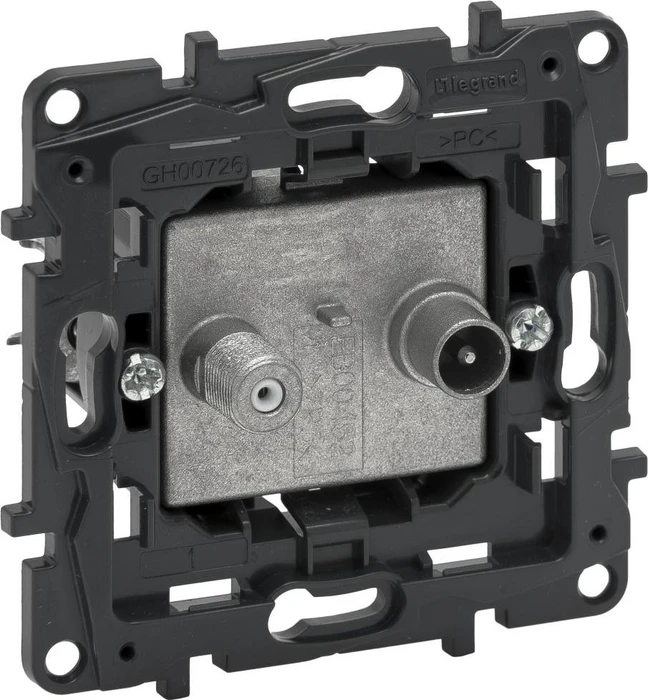 Legrand Niloe Step Einsatz TV-Sat Durchgangsdose (864055)