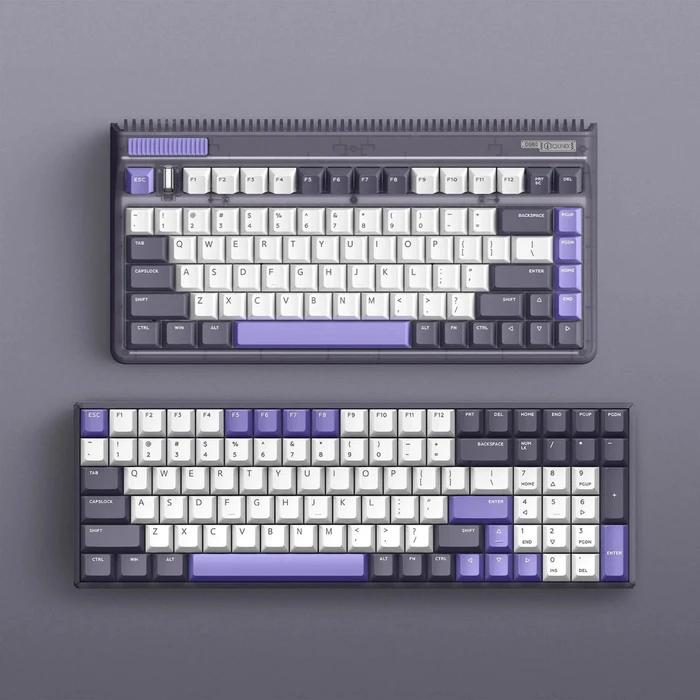 iQunix F97 Lavandin Wireless, 96%, LEDs RGB, MX RGB RED, USB/Bluetooth, US