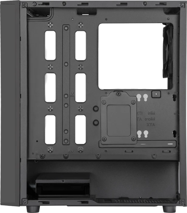 SilverStone Fara R1, schwarz, Glasfenster