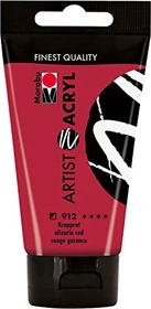 Marabu Artist Acryl Acrylfarbe, krapprot, 75ml