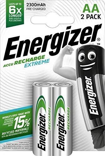 Energizer Recharge Extreme Mignon AA NiMH 2300mAh, 2er-Pack