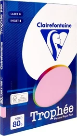 Clairefontaine Trophée Universalpapier matt rosa, A4, 80g/m², 100 Blatt