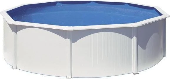 Gre Granada Frame Pool rund 350x132cm weiß (KITPR358GF)