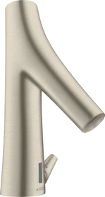 Hansgrohe Axor Starck Organic elektrische Waschbeckenarmatur mit Temperaturregulierung und Netzanschluss brushed nickel