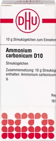 Ammonium Carbonicum D10 Globuli, 10g