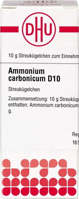 Ammonium Carbonicum D Globuli