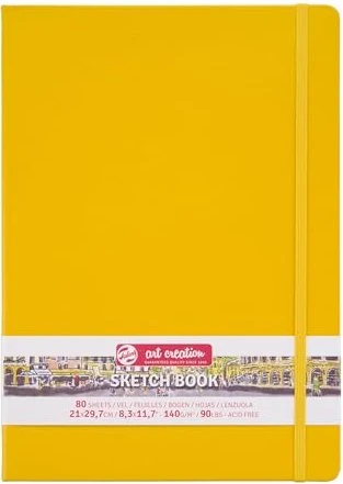 Royal Talens Skizzenbuch goldgelb, A4, glatt, 80 Blatt