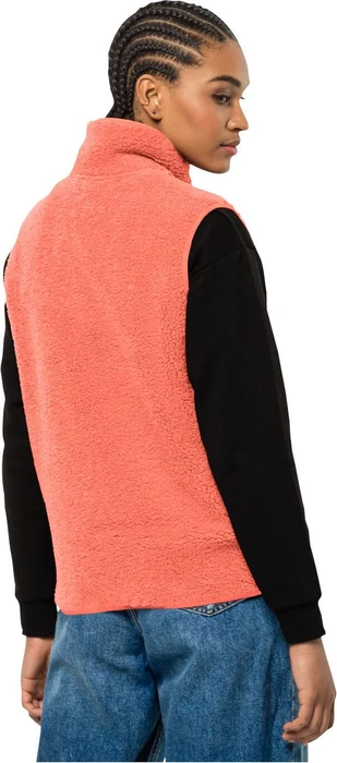 Jack Wolfskin High Curl Weste warm amber (Damen)
