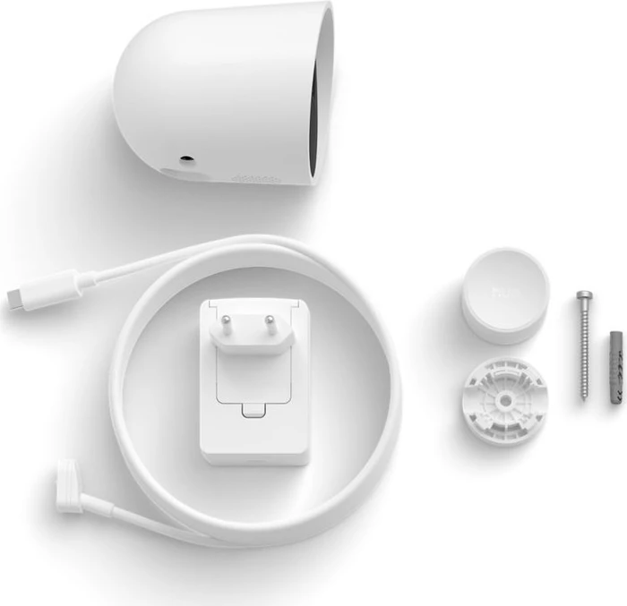 Philips Hue Secure 2K Kamera, kabelgebunden, weiß