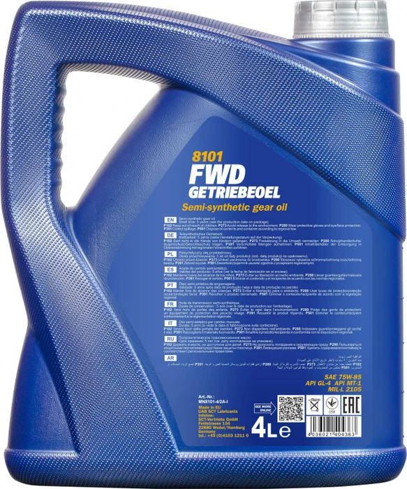 Mannol FWD Getriebeöl 75W-85 4l