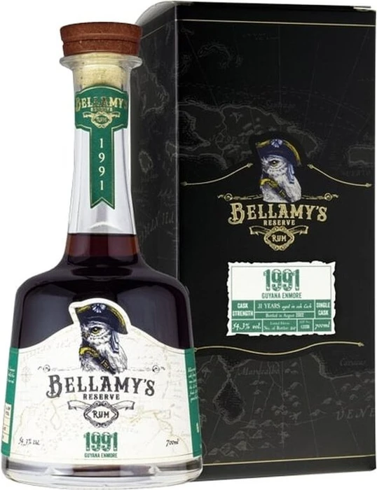 Bellamy's Reserve Rum Guyana 1991 700ml