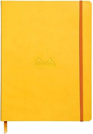 Rhodia Rhodiarama Notizbuch, 190x250mm, punktiert, Softcover, daffodil, 80 Blatt