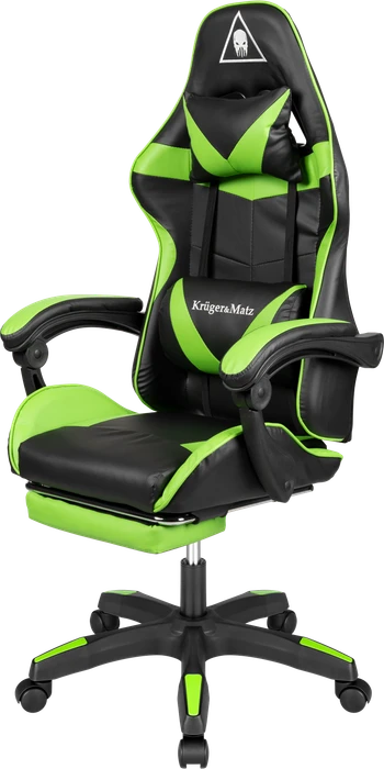 Krüger&Matz Warrior GX-150 Gamingstuhl, schwarz/grün
