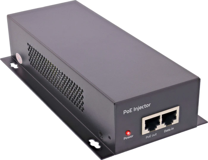 InLine Wallmount 10G PoE-Injektor, 2x RJ-45, 90W PoE++