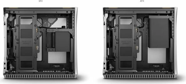 Fractal Design Era ITX Cobalt TG, Glasfenster, Mini-ITX