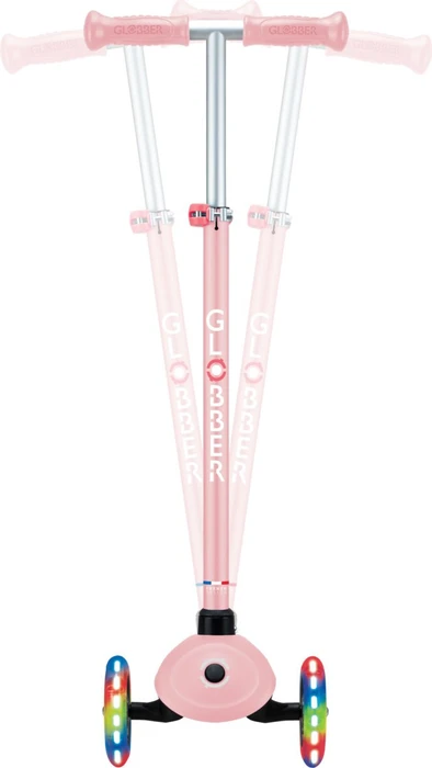 Globber Primo Plus Lights Kickboard pale pink