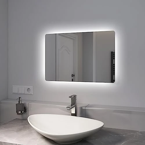 Emke LM09 LED-Badspiegel nicht dimmbar 40x60x3.6cm