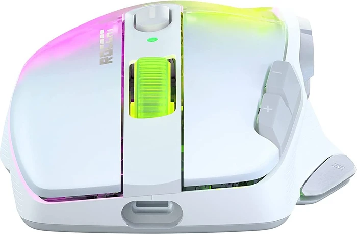 Roccat Kone XP Air mit Ladestation, Arctic White, USB/Bluetooth