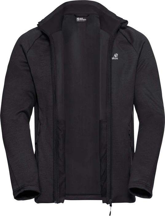 Jack Wolfskin Peak District FZ Jacke schwarz (Herren)