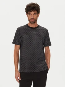 Michael Kors Logo T-Shirt kurzarm schwarz (Herren)