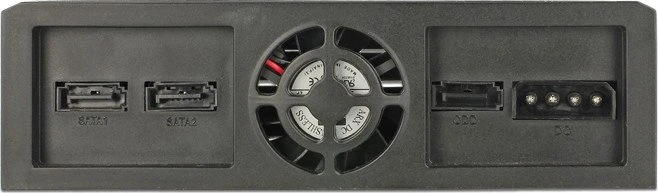 DeLOCK 5.25" Wechselrahmen auf 2x 2.5" SATA, 1x 5.25" Slimline