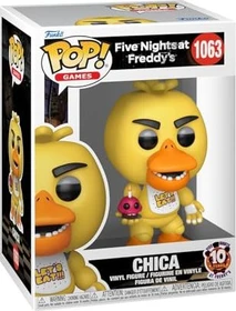 FunKo Pop! Games - Five Nights at Freddy's - Chica with Cupcake (10th Anniversary)