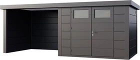 Telluria Classico 3024 Gerätehaus inkl. Anbau 2.84m links anthrazit