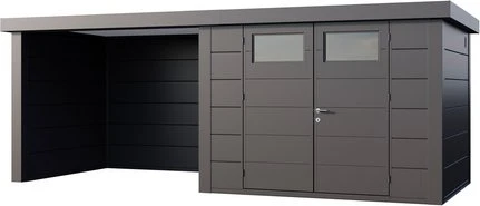Telluria Classico 3024 Gerätehaus inkl. Anbau 2.84m links anthrazit