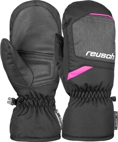 Reusch Bennet R-Tex XT Mitten Skihandschuhe blck/blck melang/pink glo (Junior)