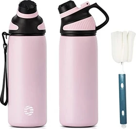 FJbottle Magnetische Isolierflasche 600ml rosa