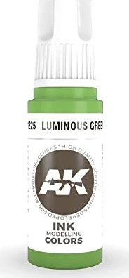 AK-Interactive 3rd Gen Acrylic Colors Ink Modelling Colors luminous green, 17ml