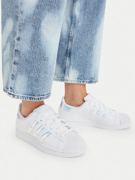 adidas Superstar II Kids weiß/violett (Junior)