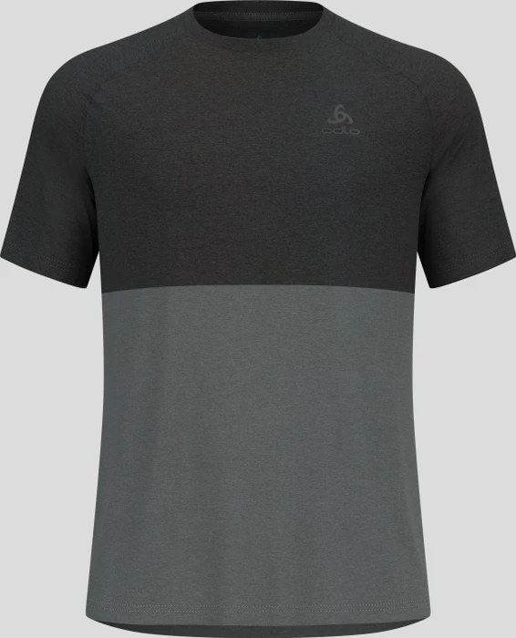 Odlo Ride 365 Trikot kurzarm black melange/grey melange (Herren)