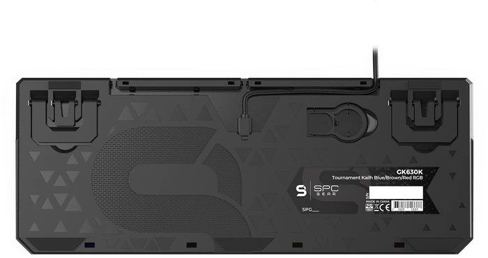 Endorfy SilentiumPC SPC Gear GK630K Tournament, LEDs RGB, Kailh BLUE, USB, DE