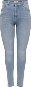 ONLY Skinny Mid Blush Jeans special bright/blue denim (Damen)