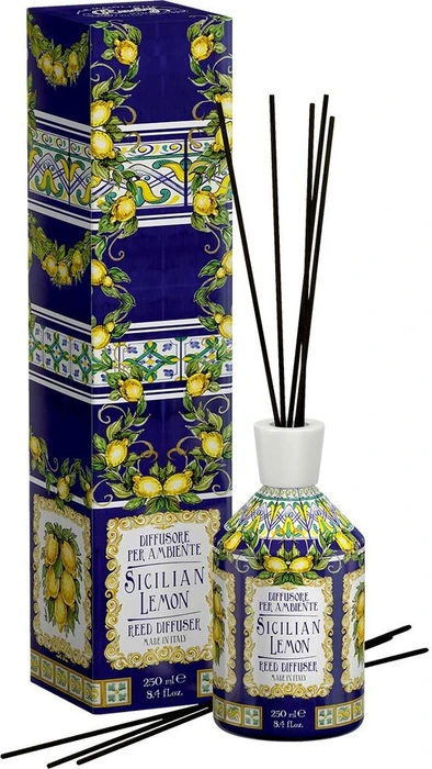 Rudy Profumi Le Maioliche Sicilian Lemon Duftstäbchen, 250ml