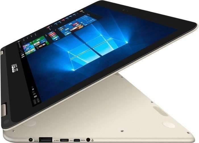 ASUS ZenBook Flip UX360CA-C4183T, Icicle Gold, Core m3-7Y30, 8GB RAM, 256GB SSD, DE