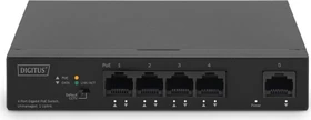 Digitus DN-953 Desktop Gigabit Switch, 5x RJ-45, 60W PoE+ (DN-95330-1)