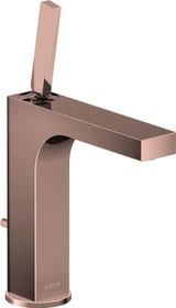 Hansgrohe Axor Citterio 160 Waschbeckenarmatur mit Zugstangen-Ablauffernbedienung polished red gold