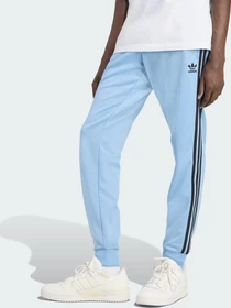 adidas Adicolor Classics SST Trainingshose lang ash blue/black (Herren)