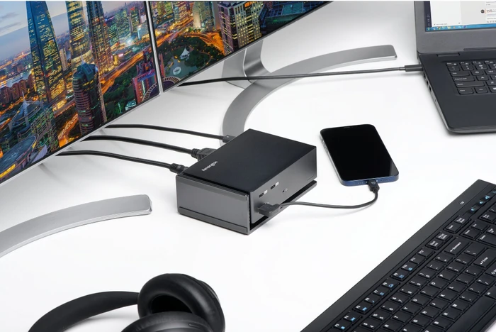 Kensington SD5560T Dockingstation mit Dual 4K, Thunderbolt 3 [Buchse]
