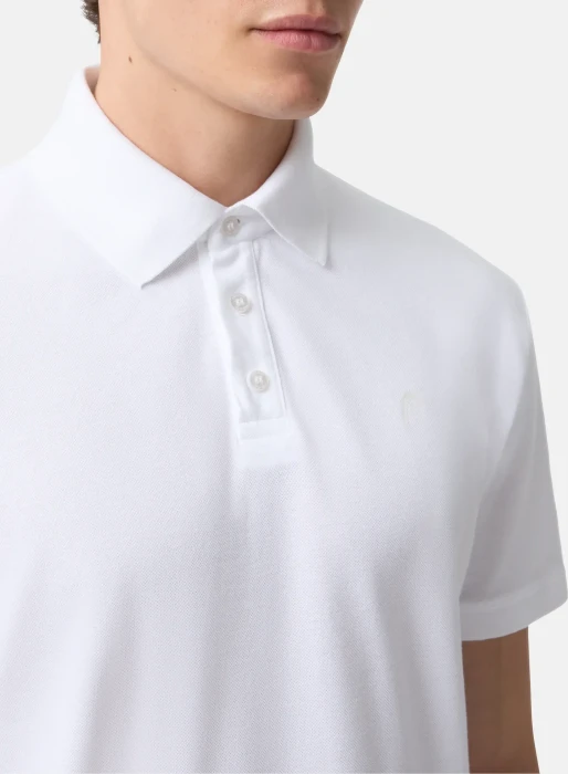 Head Classic Poloshirt kurzarm weiß (Herren) (811364-WH) – Bild 2 von 5