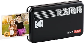 Kodak Photo Printer Mini 2 plus Retro schwarz, Fotodrucker