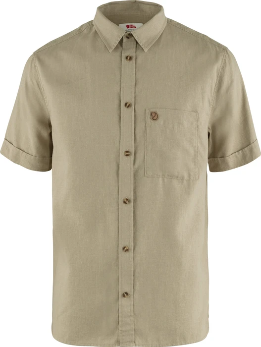 Fjällräven Övik Travel Hemd kurzarm sand stone (Herren)